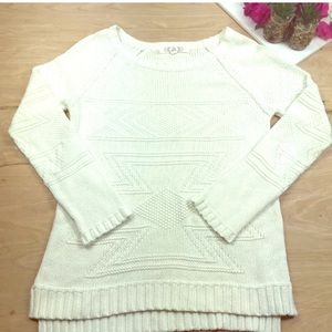 CUTE Cream Cable Knit Sweater